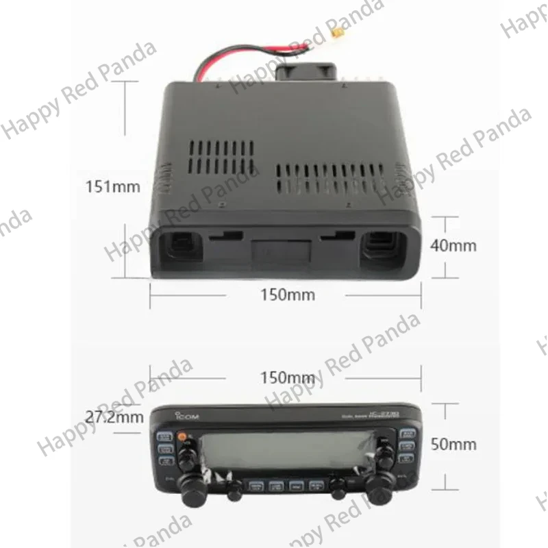 Портативный микрофон и панель телефон мобильный радио двухдиапазонный