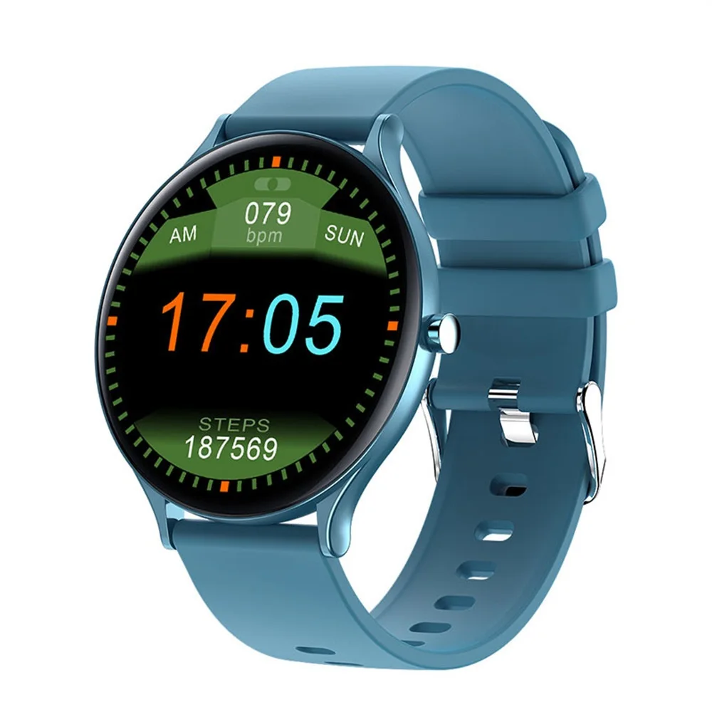 

2022 New Full circle touch screen Women smart watch Luxury steel Watch Band Fashion smartwatch Sport Activity tracker For Xiaomi