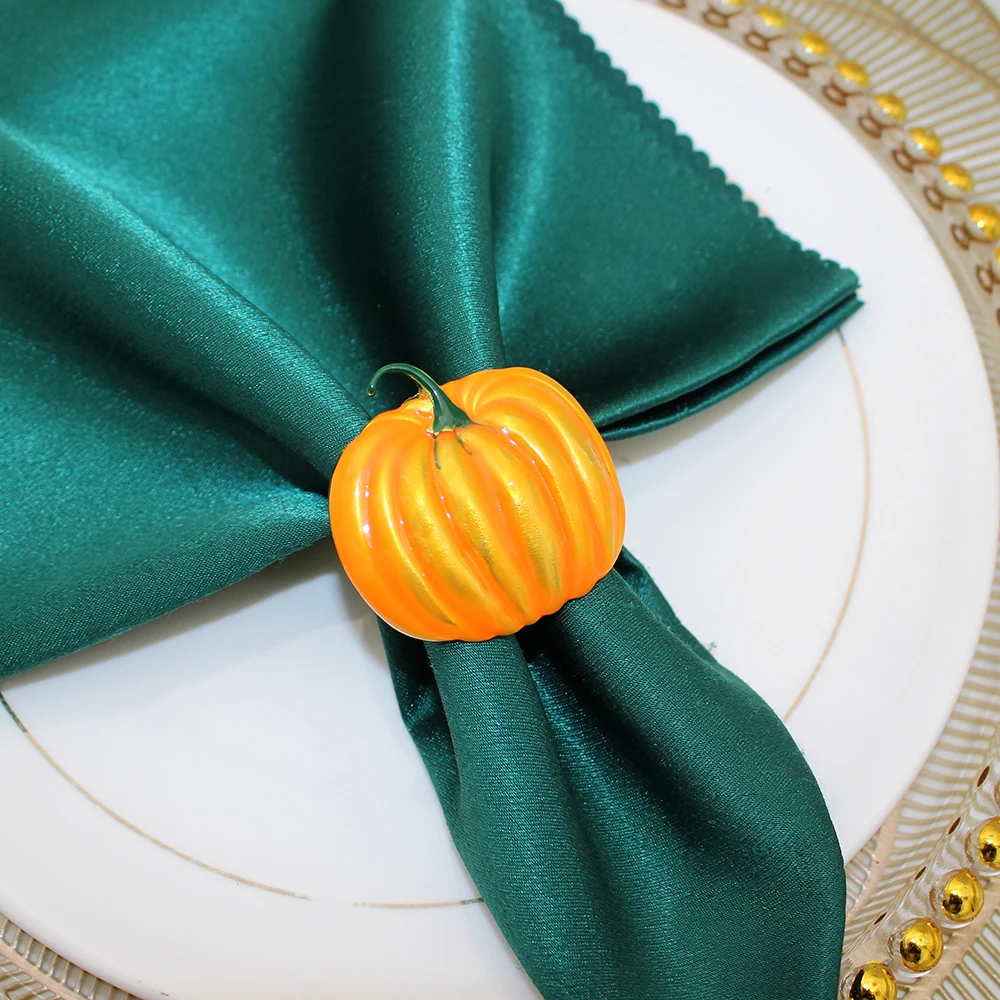 6 шт. держатель для салфеток в виде тыквы на День Благодарения