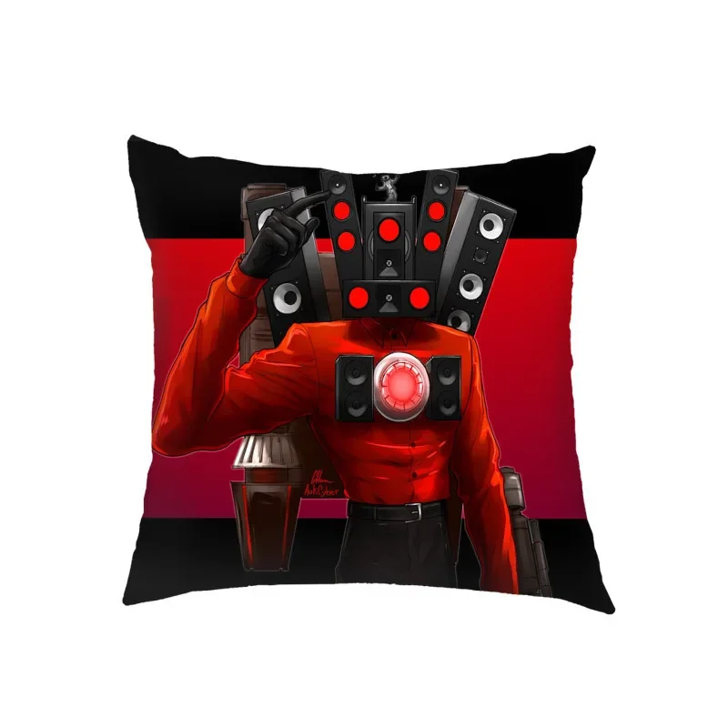 Цифровая наволочка для туалета Skibidi