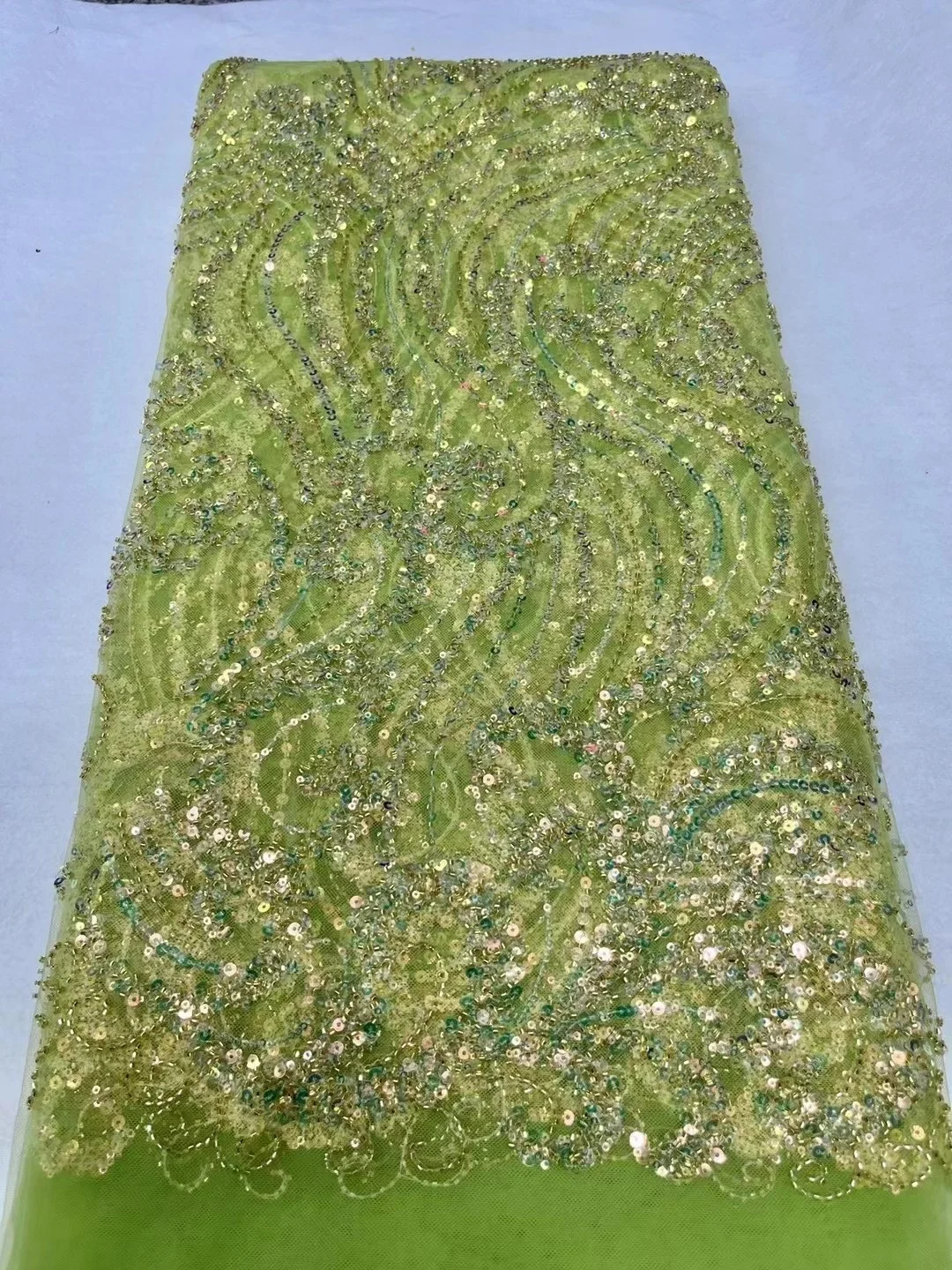 2024 новейшая африканская кружевная ткань с бисером роскошная вышивка французская