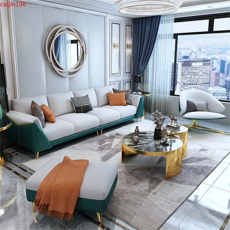 Личный индивидуальный итальянский светильник лый роскошный диван простой