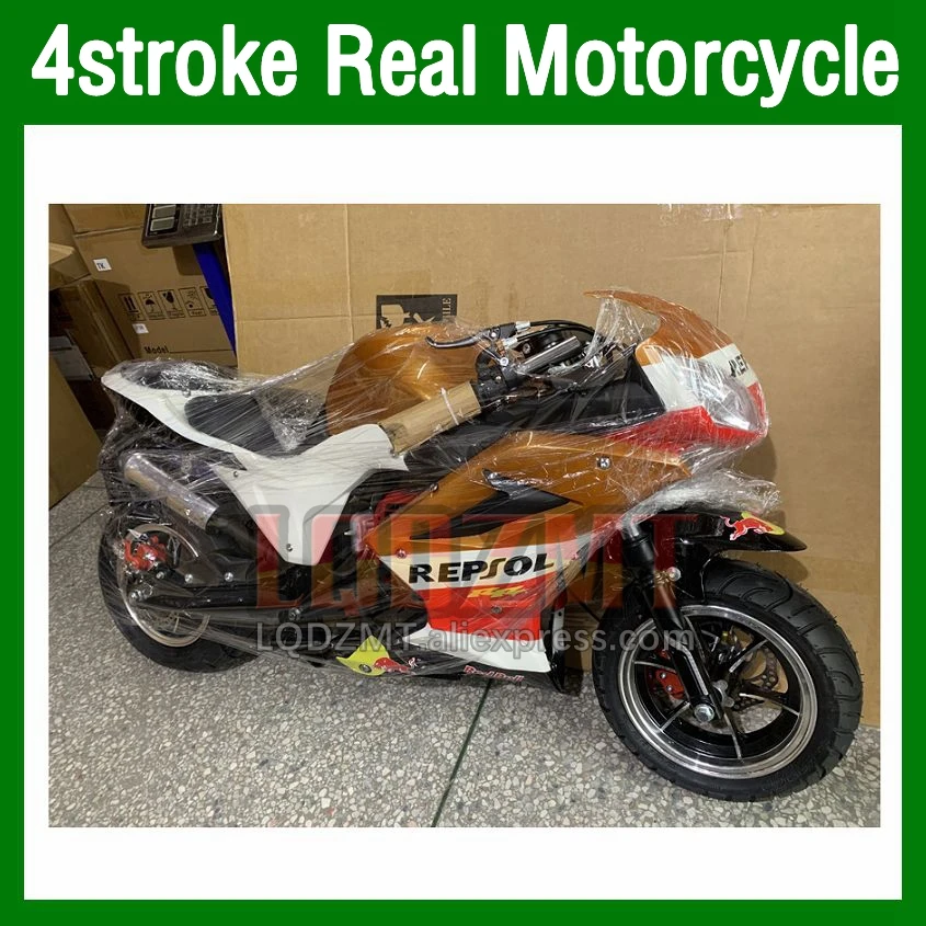 

4 Stroke Mountain Mini Motorcycle Small Buggy 49CC 50CC Scooter Moto Bikes Gasoline Adult Child ATV off-road vehicle Superbike