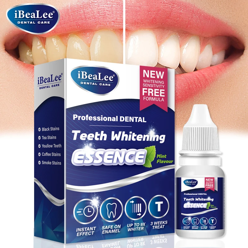 

8PC Teeth Whitening Essence Serum Oral Hygiene Care Cleaner Whiten Teeth Whitener Remove Plaque Stains Fresh Breath Dental Tools