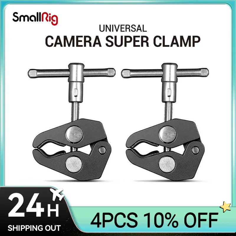 

SmallRig Super Clamp 2 Pack Magic Arm Clamp for DJI Ronin Camera Monitor LED Light 2058