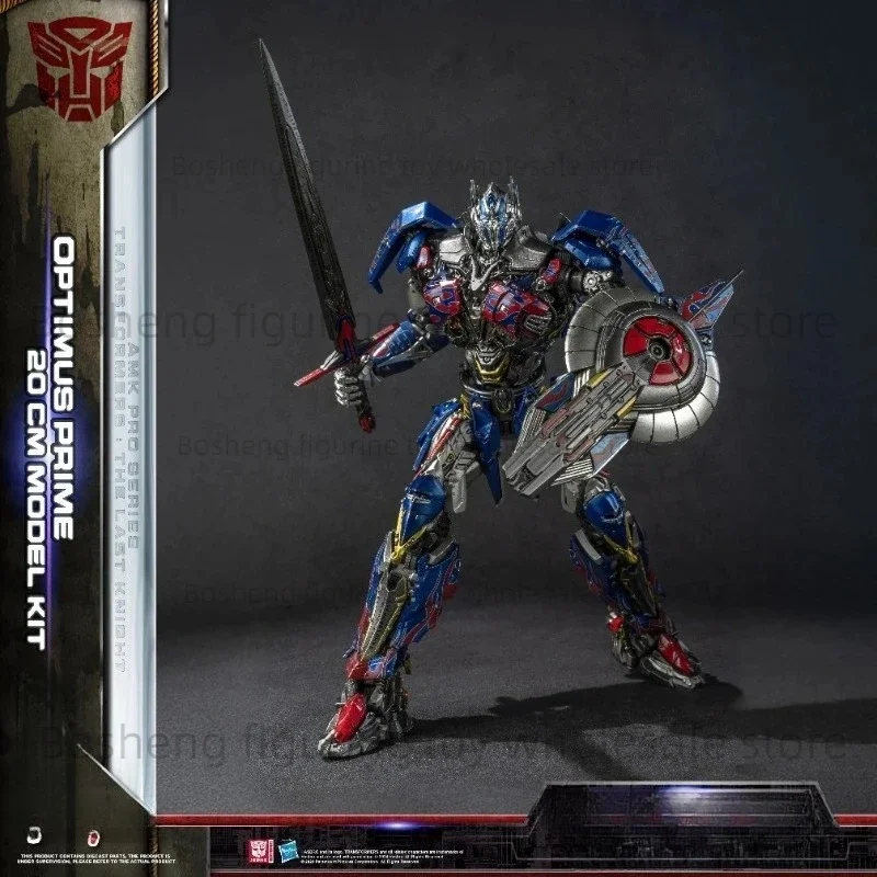 Фото YOLOPARK Transformed Toys: The Last Knight AMK PRO Series 20 см Optimus Prime Модель Комплект Фигурки Игрушечный Робот Подарок №1