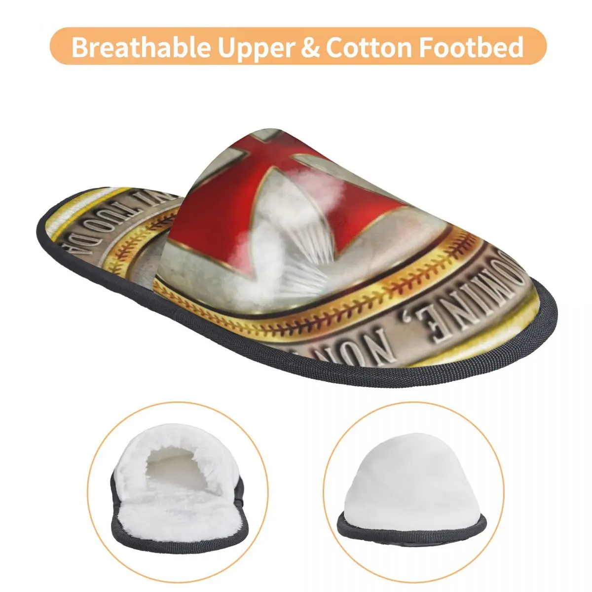 Средневековые символы потенциальные домашние тапочки мягкие теплые тапки