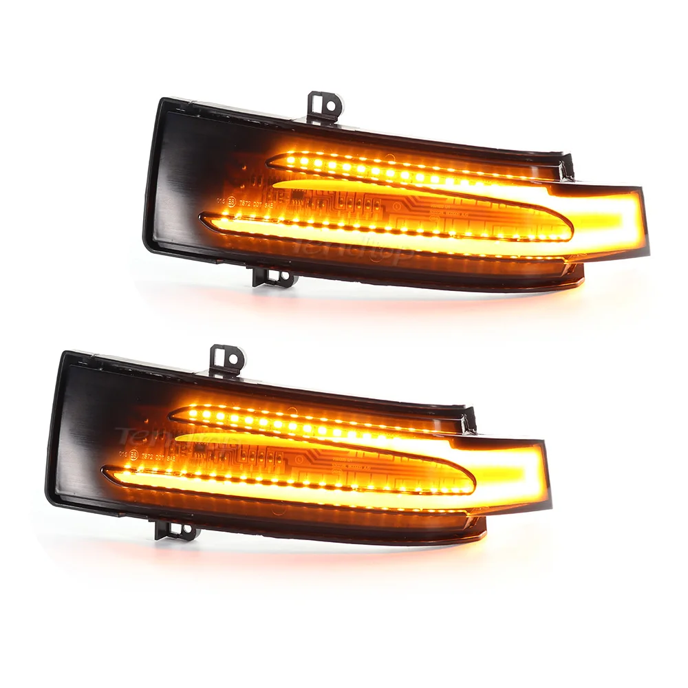 Светодиодные динамические указатели поворота зеркальные боковые габаритные