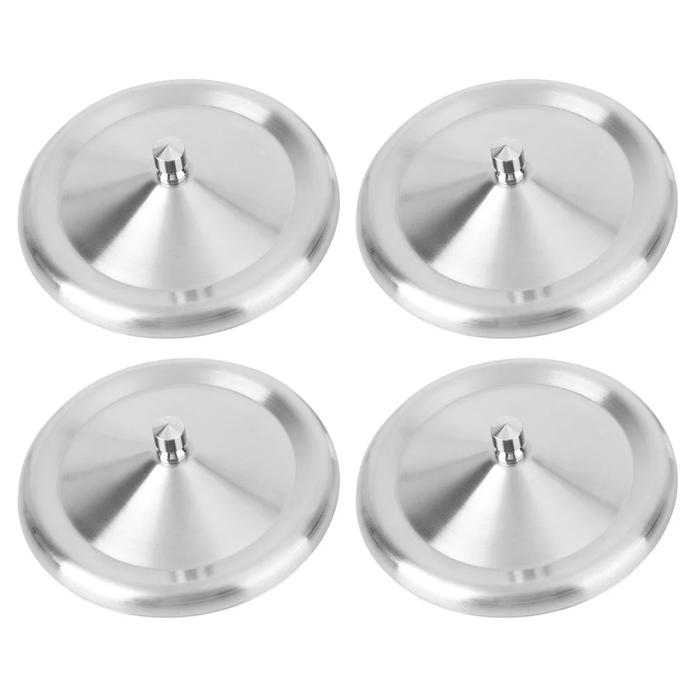 

4Pcs Water Cup Coffee Cup Multi-function Stainless Steel Mug Lid Stainless Steel Lid Cup Lid Cup Cover for Home