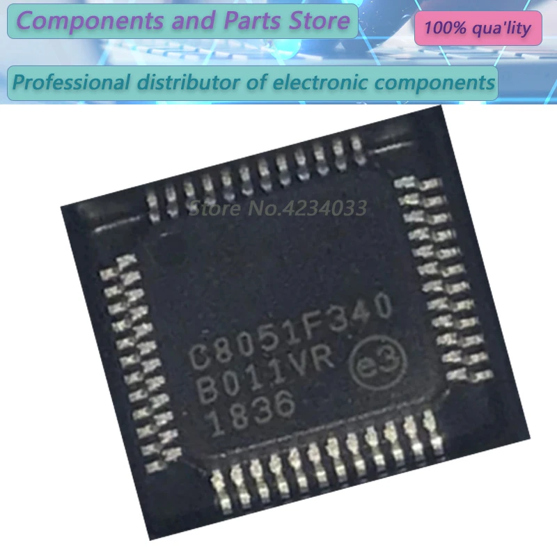 

1-10PCS C8051F340-GQR C8051F340-GQ C8051F340 TQFP48 new100% C8051F340-GQR