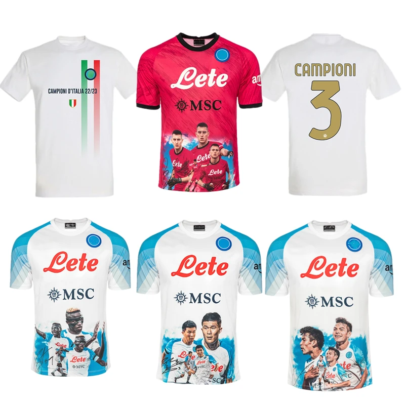 

2023 24 Naples High Quality Customized Champion T-shirt