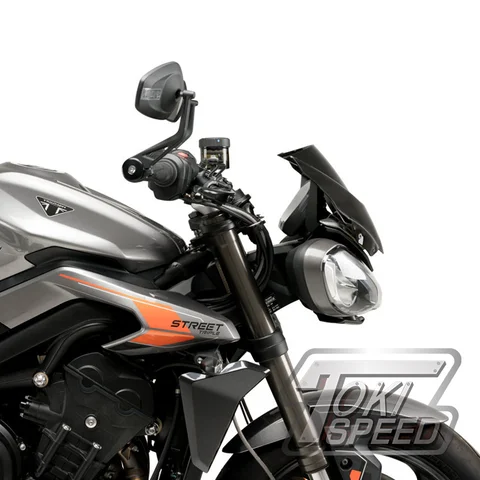 Для мотоцикла TRIUMPH STREET TRIPLE 765 R RS 2023 2024 TRIPLE 765RS/R, новое поколение, ветровое стекло, комплект, дефлектор, козырек