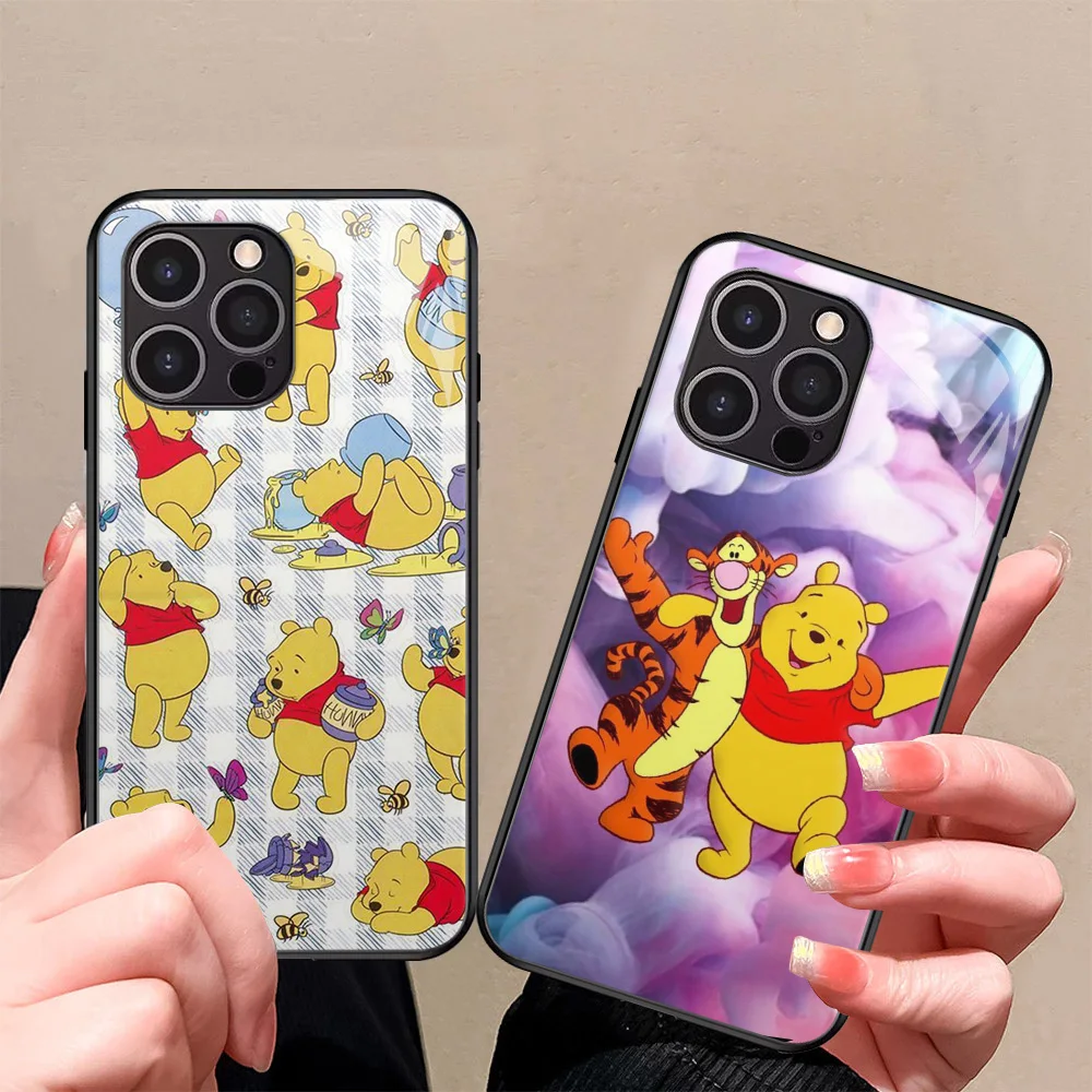T-43 Eeyore Pigget Роскошный чехол из закаленного стекла для Xiaomi POCO F5 M4 F3 F4 GT M3 M6 Pro 5G