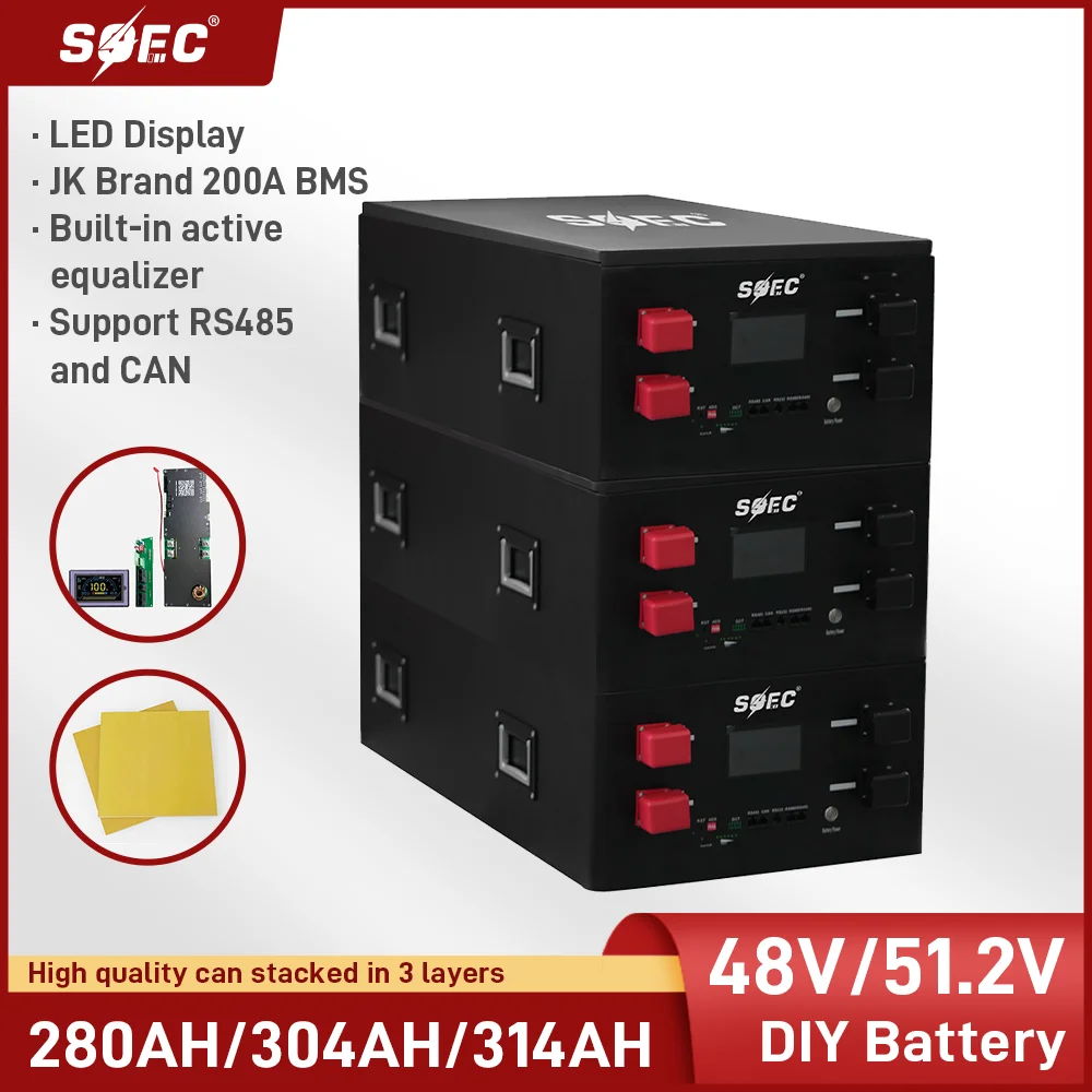 Литий-железная батарея с элементами 3 2 В и BMS для солнечной системы