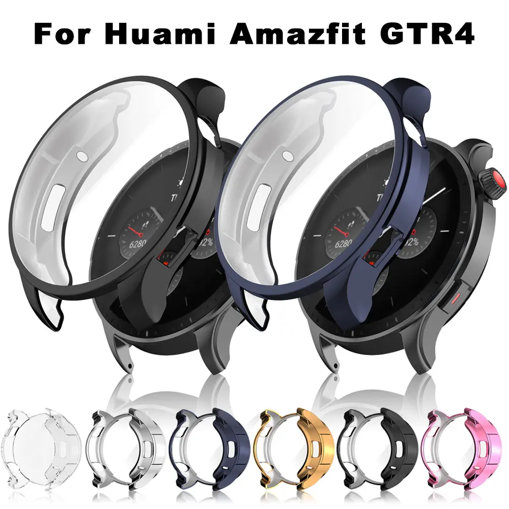 

Защитный чехол для часов Huami Amazfit GTR 4, мягкий ударопрочный защитный чехол из ТПУ для смарт-часов Amazfit GTR4