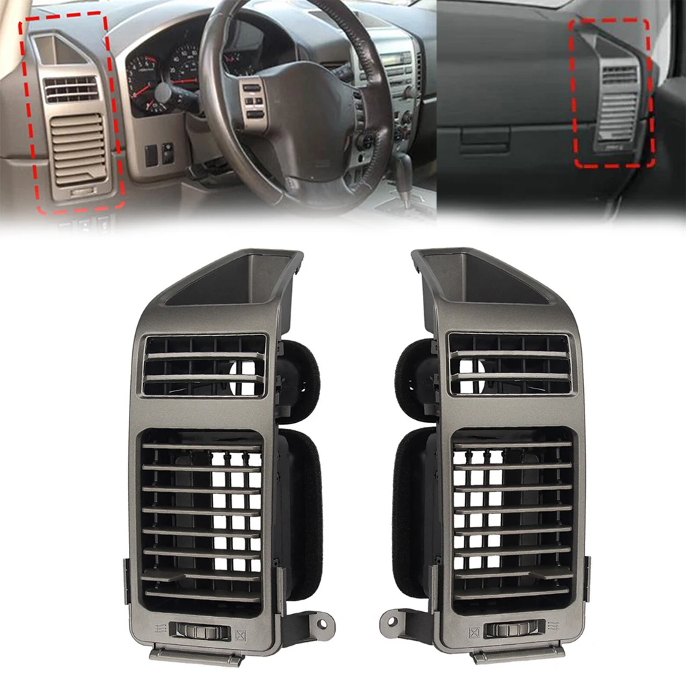 2pcs Car AC Vent Grille For Nissan Armada 05-06 Pathfinder 68421-7S000 68420-7S000 Cover Trim Accessories