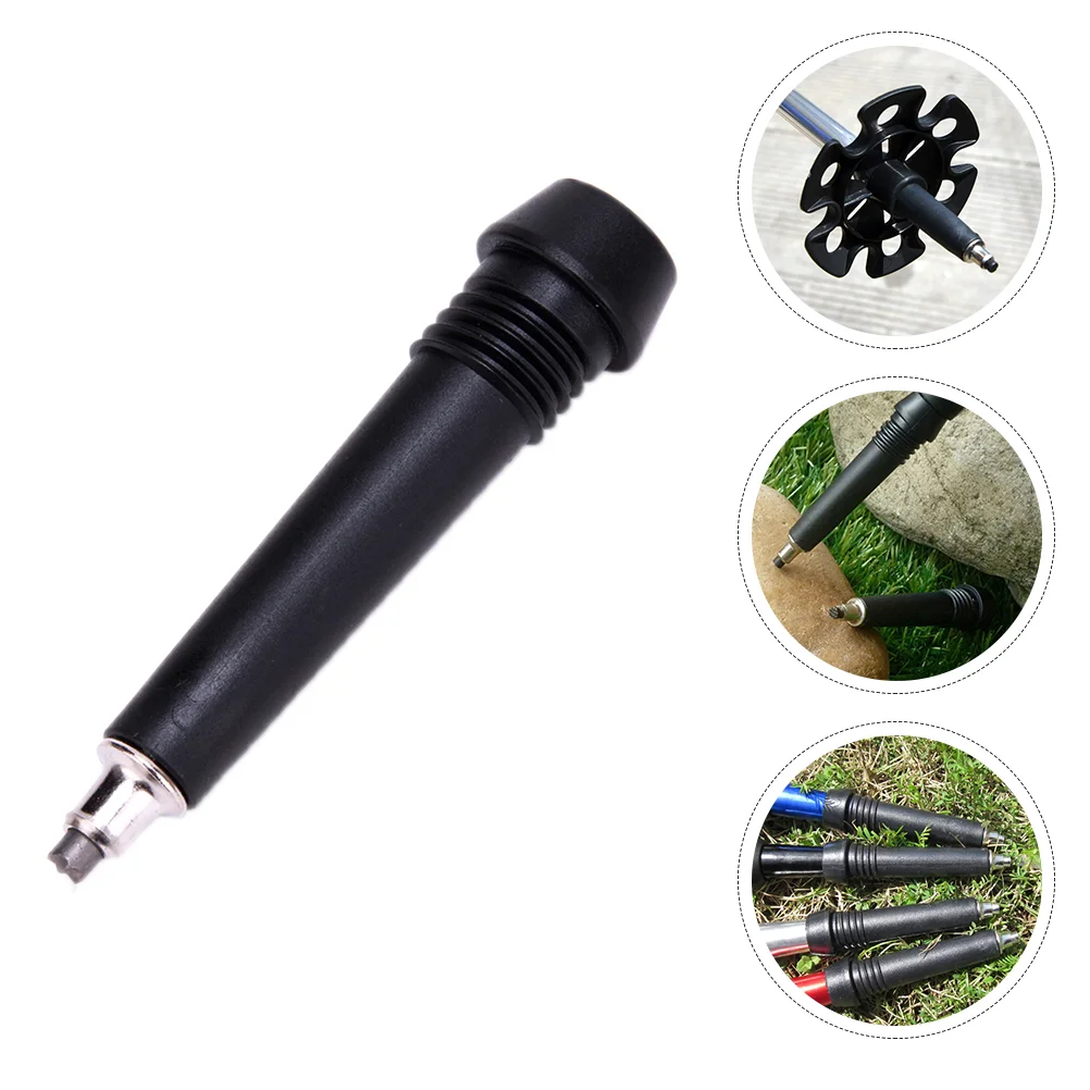 

8 Pcs Trekking Pole Head Hiking Accessories Walking Rods Tip Universal Protector Carbon Tungsten Steel Gear Travel