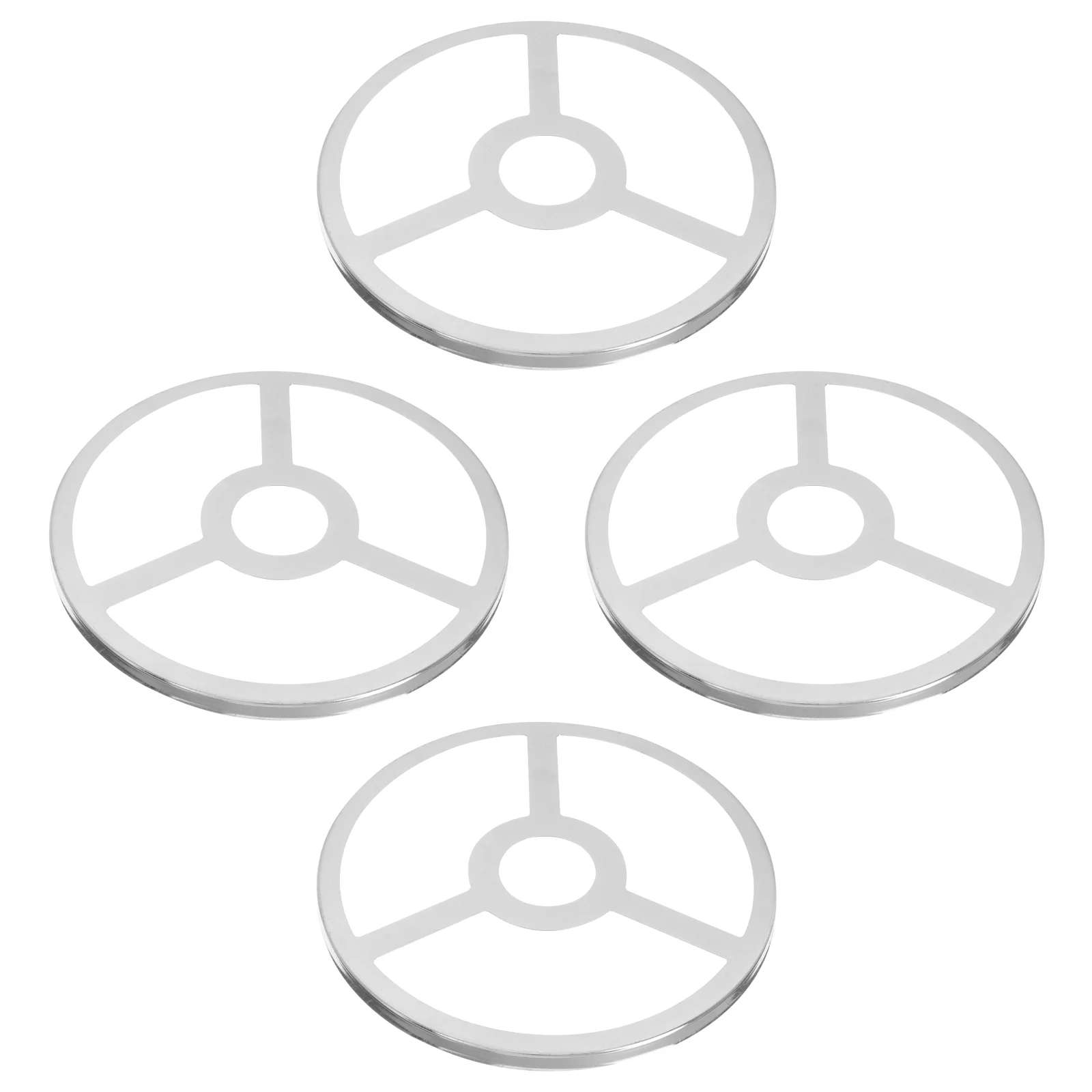 

4 Pcs Rings Lampshade Rings Chandelier Accessories Lampshade Fixing Rings for Chandelier Ceiling Lights Home