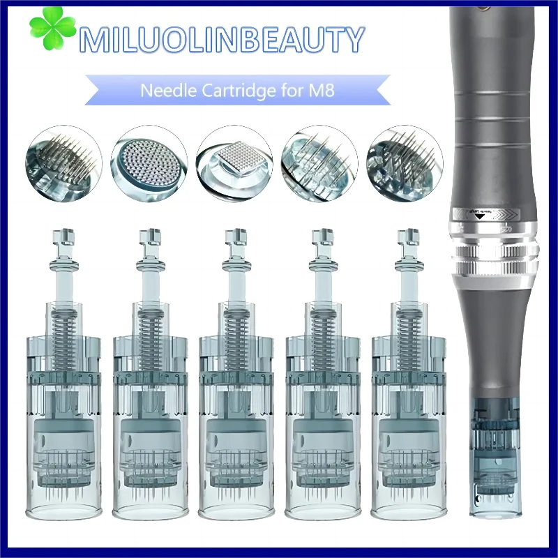 Dr Pen M8 Needle Cartridges MTS Professional Derma Pen Replacement Parts Tattoo Microneedle Dermapen Cartridge