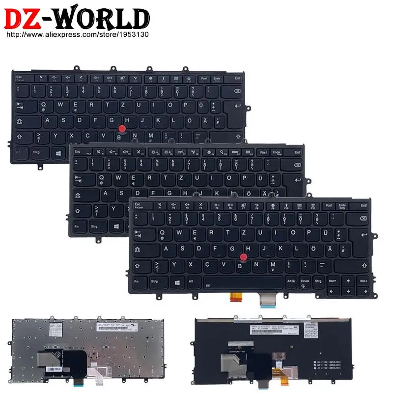 

GR DE German Backlit Keyboard for Lenovo Thinkpad X240 X250 X260 X270 A275 X240S X230S Laptop 01EP036 01AV512 01EN598 04X0227