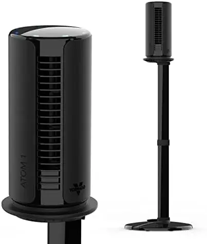 

1S Compact Oscillating Fan with Removable Stand, 40" tall, 4 Speeds , Black