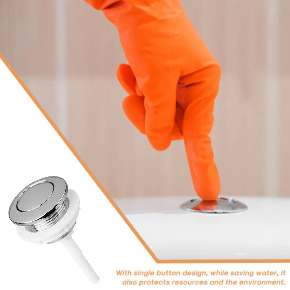 Универсальный смывной клапан для унитаза круглые кнопки 38 мм 1 шт. запчасти