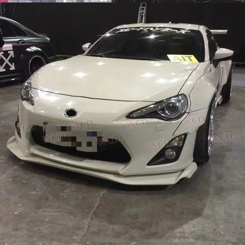 Комплект широкого кузова из стекловолокна в стиле RB1 для Toyota GT86/BRZ 2012-2015 передний