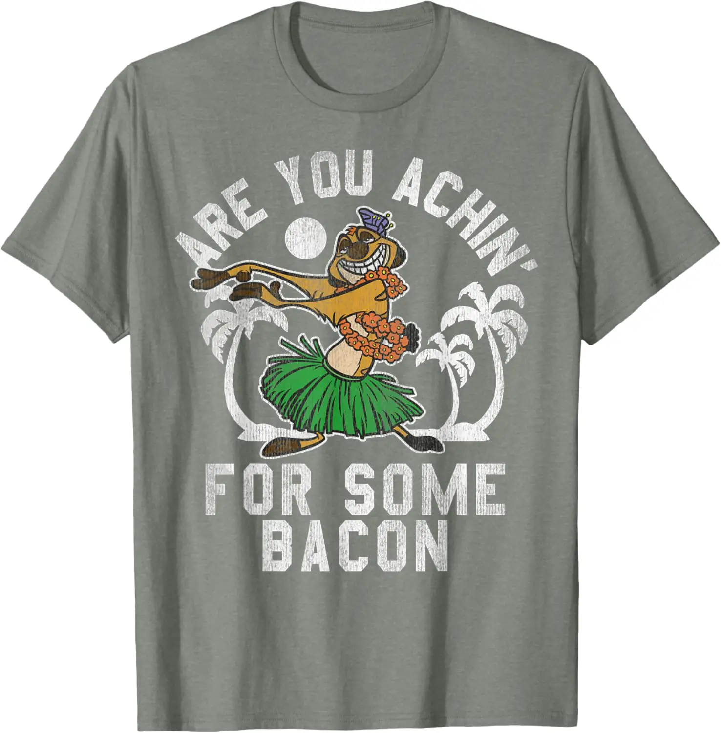 Футболка с изображением Диснея короля льва тимона ахина бекона