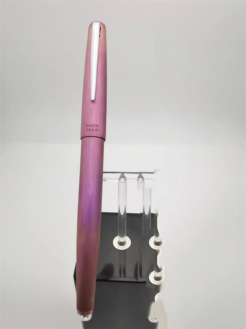 

Новые цвета Majohn Ti200, сине-красная перьевая ручка из титанового сплава, ручная полировка, 14-каратное перо, школьные принадлежности, ручки для письма, ручка для каллиграфии