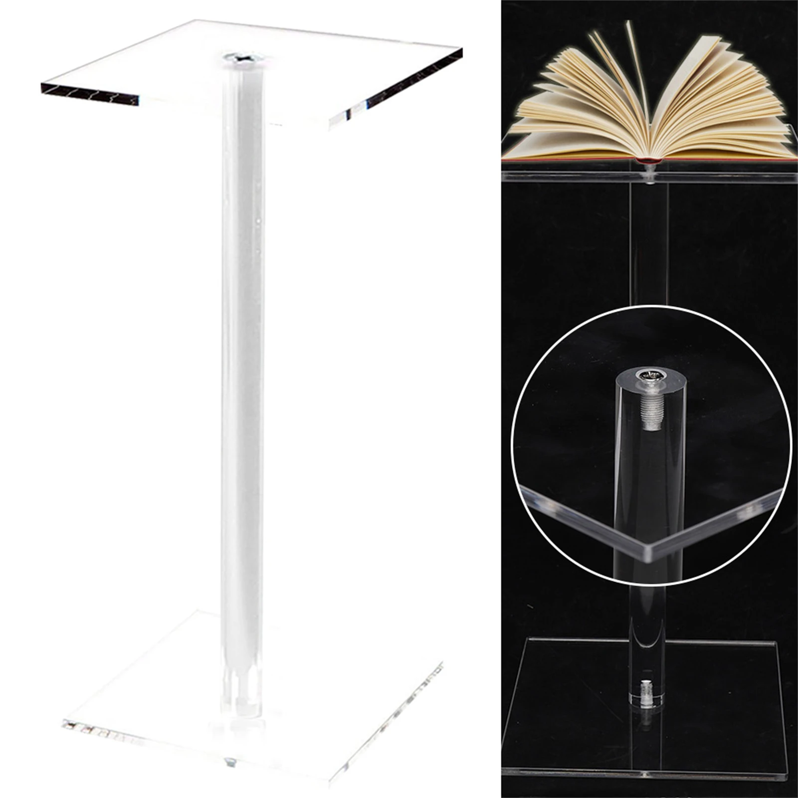 

Acrylic Display Stand Clear Jewelry Display Pedestal Riser Stands For Books Flowerpot