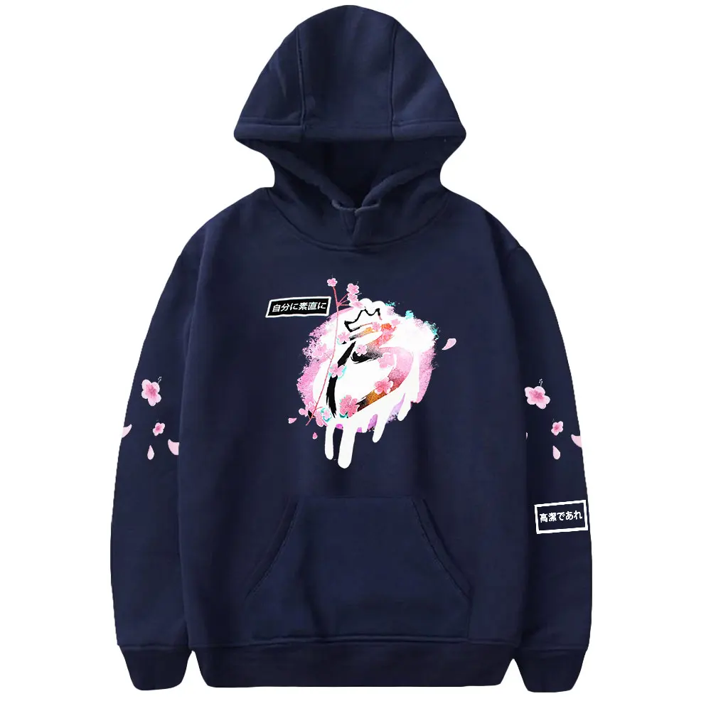 BriannaPlayz Merch Cherry Blossom Черная толстовка с длинным рукавом для мужчин и женщин