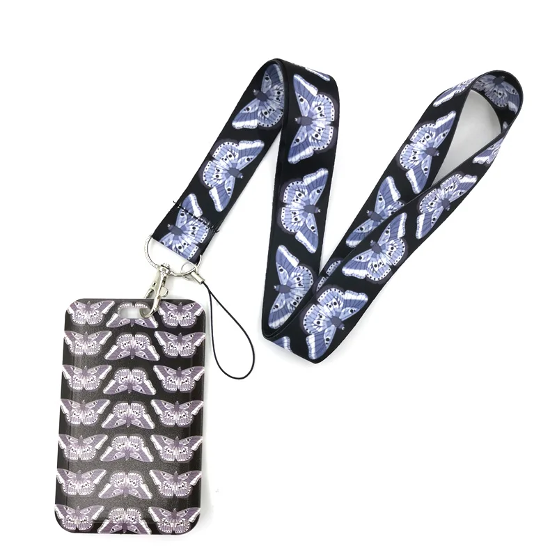 

В винтажном стиле; Ремешок с бабочками для кредитных карт ID держатель сумка студенческая Женская дорожная сумка для карт из искусственной к...