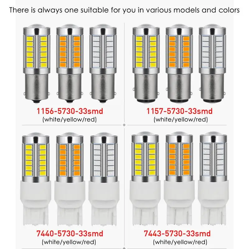 Сигнальная лампа сигнал поворота светодиодная лампочка 1157 1156 5730 33SMD T20