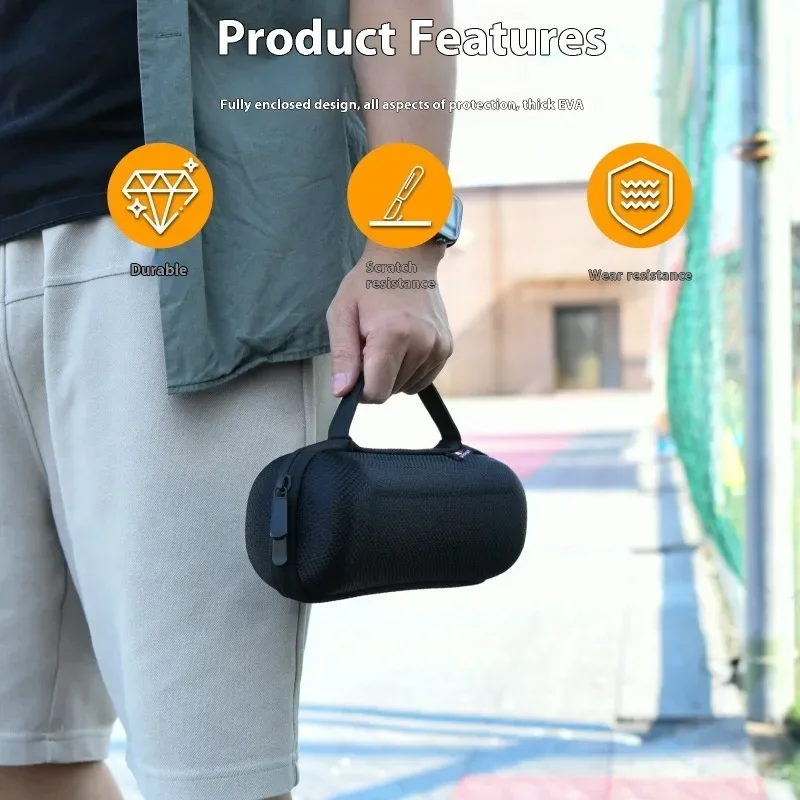 Hard Carrying Case Waterproof Portable Storage Shockproof Shell for Sony ULT Field 1 Wireless Speaker