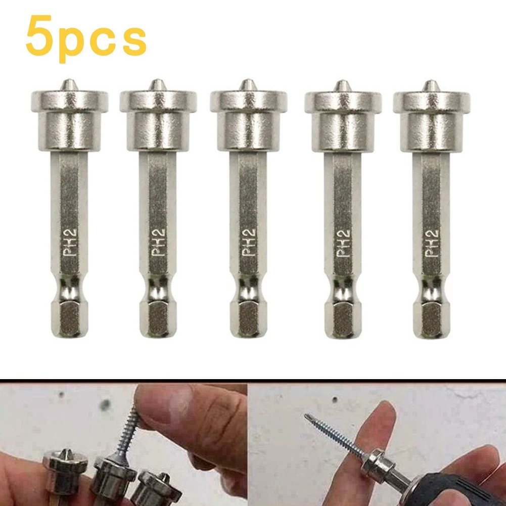 

Drywall Screwdriver Bit Gypsum Board Locating PH2 Plasterboard Screws Silver Accessories Chrome Vanadium Steel