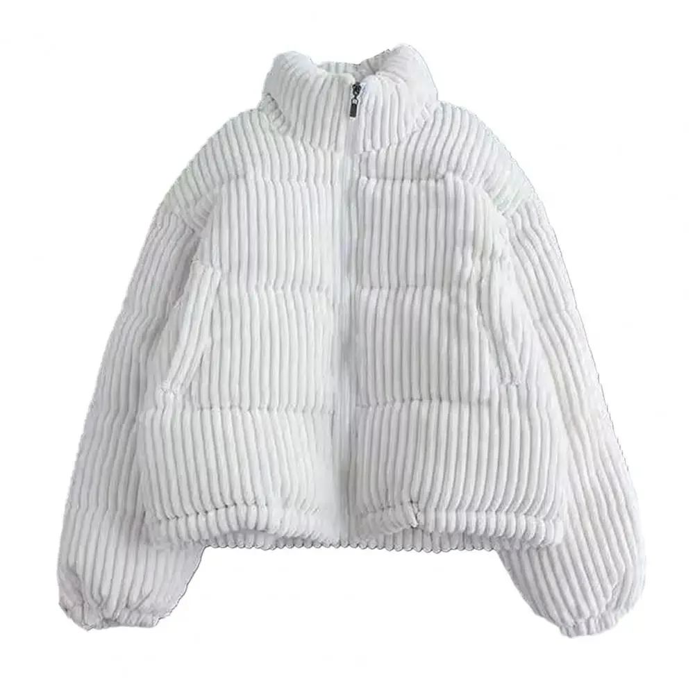 Женское осенне-зимнее пальто с воротником-стойкой и защитой шеи женское в