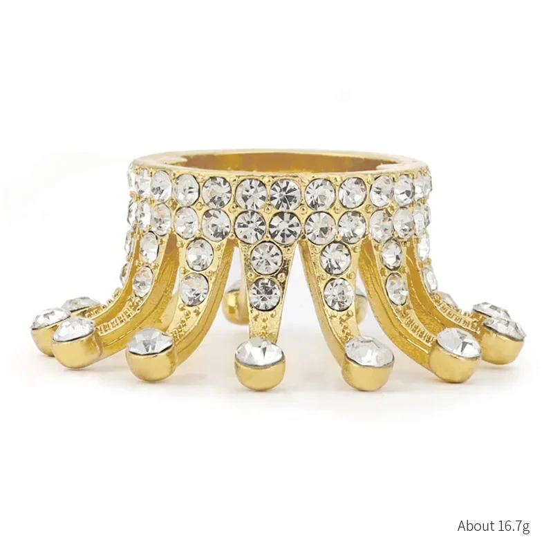 2 шт. держатель для кистей ногтей дизайн с короной сплав ретро макияж ручка