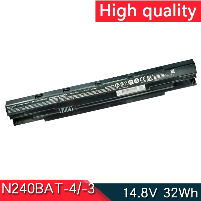 Новый N240BAT-4 N240BAT-3 аккумулятор для ноутбука CLEVO N250JU N250WU N240WU N250LU N240BU N240JU Sager NP3245 NP3240