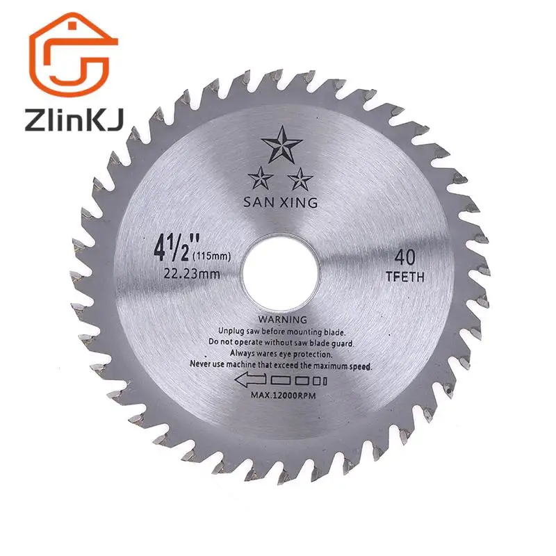 

4.5inch Carbide Circular Saw Blade Disc Cutter For Woodworking Cutting Tool Saw Blade Disc