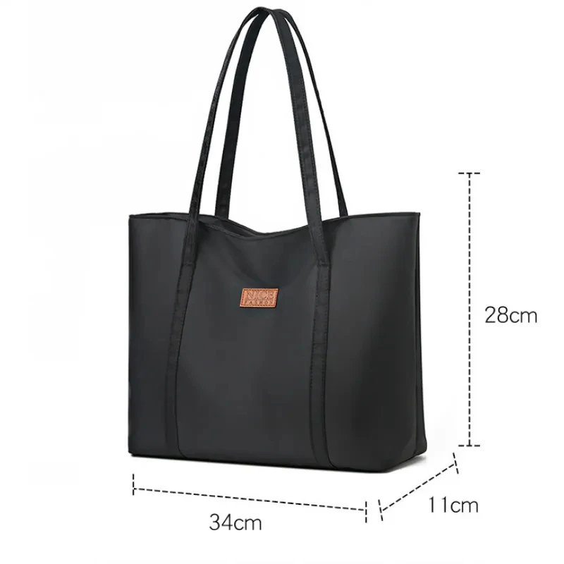 

2023 Casual Oxford Large Capacity Vintage Tote Bags for Women Fashion Solid Color Thread Female Shoulder Bags Hand Bags