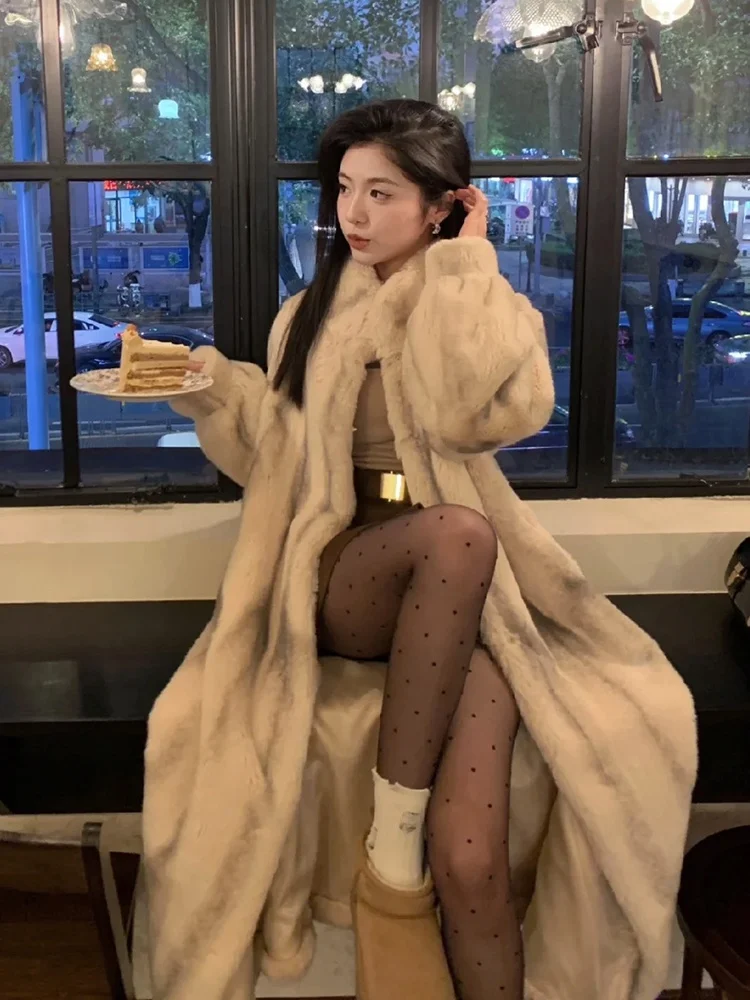 Защита окружающей среды Меховая верхняя одежда Женская 2024 Осень и зима Новая