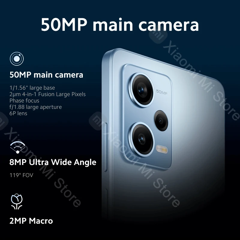 Cena Nowy Xiaomi Redmi Note 12 Pro 5G Smartphone 128GB/256GB MTK Dimensity 1080 6.67 '120Hz Wyświetlacz OLED 50MP Kamera 67W Szybkie ładowanie