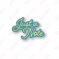 2022 new just a note metal cutting dies hot foil scrapbook diary diy paper decoration embossing template greeting card handmade