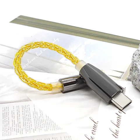 USB c к разъему 3,5 мм, адаптер ЦАП, кабель aux c типа к 4,4 мм, женский аудиоусилитель, портативный адаптер усилителя декодирования HiFi