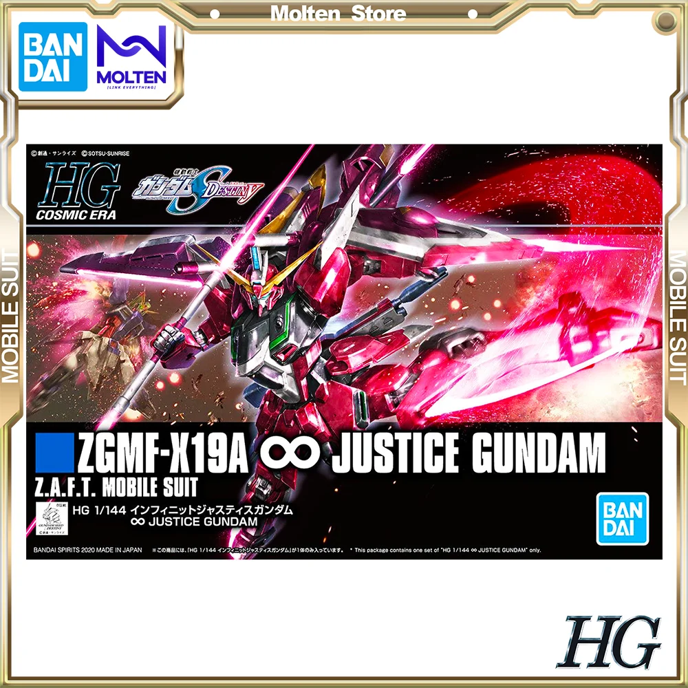 

BANDAI Original HGCE 1/144 Infinite Justice Gundam Mobile Suit Gundam Seed Destiny Gunpla Model Kit Assembly/Assembling