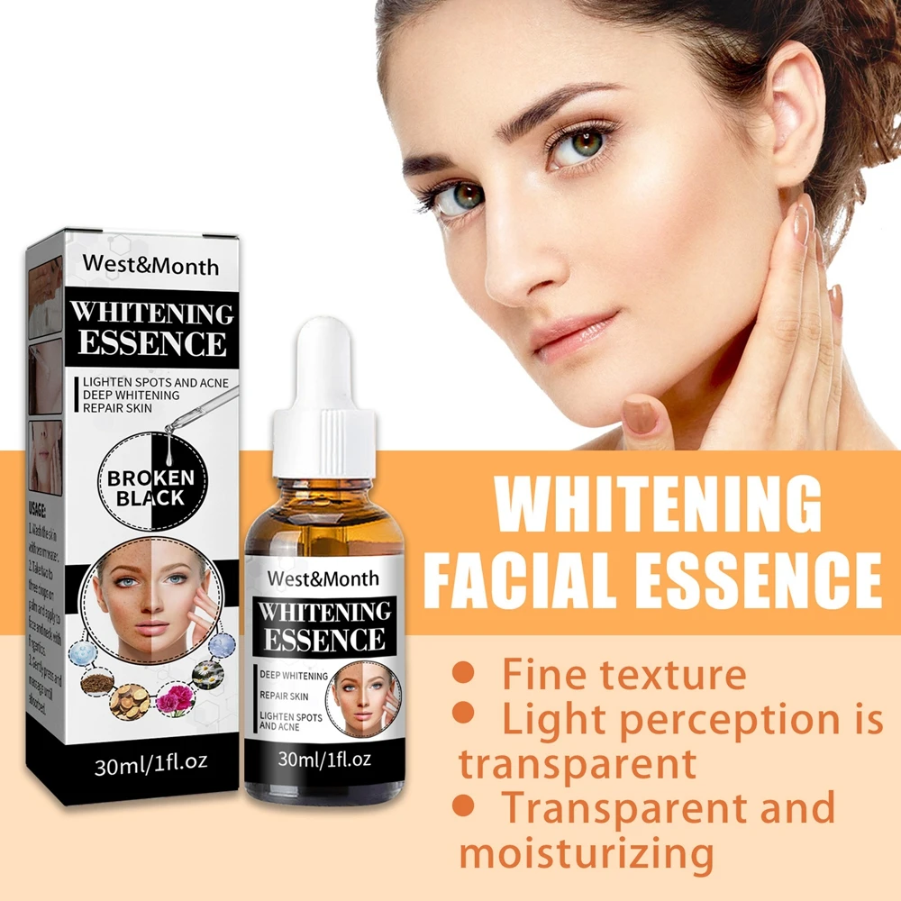 

30ml Face Whitening Essence Serum Skin Rehydration Moisturizing Firming Brighten Spots Lighten Acne Treatment Lifting Nourishing