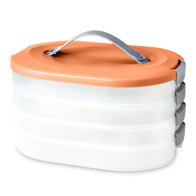 

Бытовой Контейнер Wonton для хранения пельменей, многоуровневый контейнер для быстрого замораживания пищевых продуктов, контейнер для сохран...