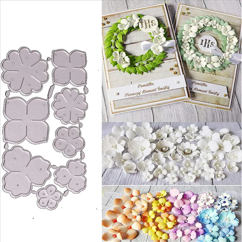 

Flower Petal Metal Cut Dies Stencils for Scrapbooking Stamp/Photo Album Decorative Embossing DIY Paper Cards