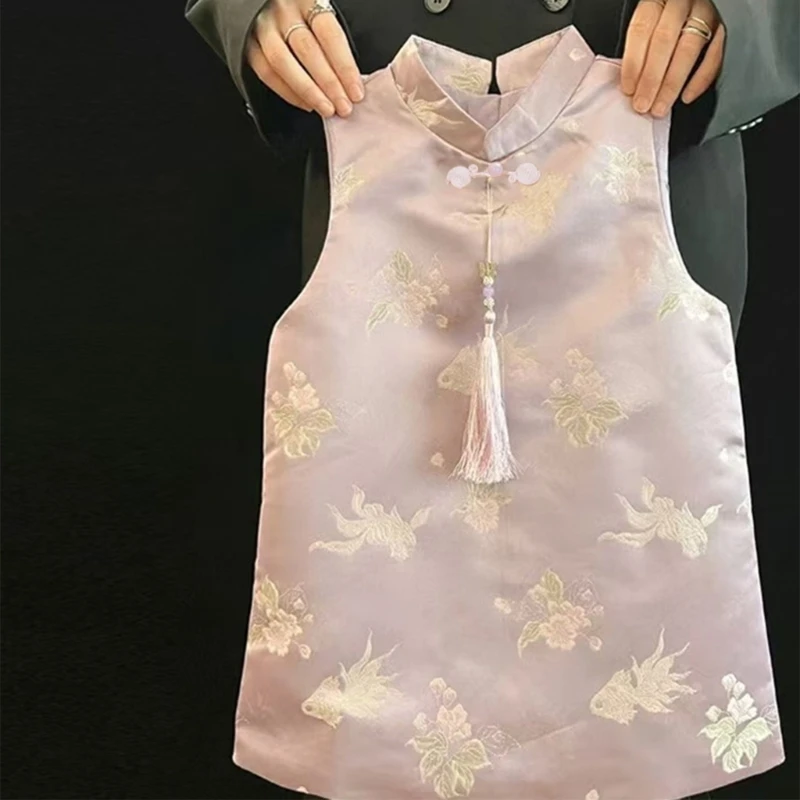 Изысканные пуговицы ручной работы из полиэстера в форме китайского узла для