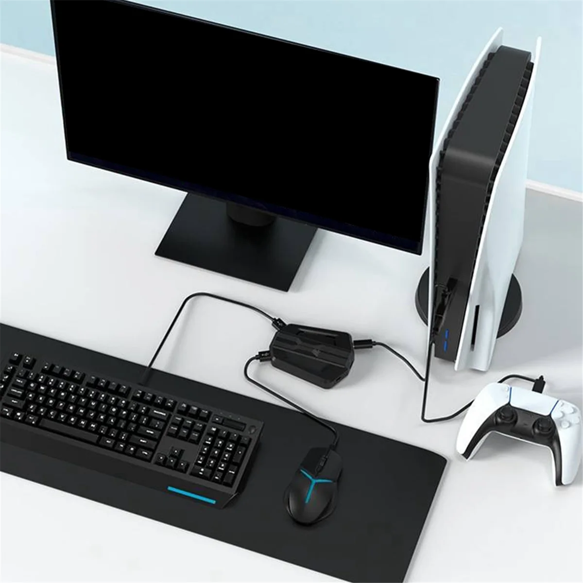 Фото Конвертер клавиатуры и мыши для PS5 PS4 Xbox One/Xbox Series X/S, адаптер игровой консоли, напрямую №4